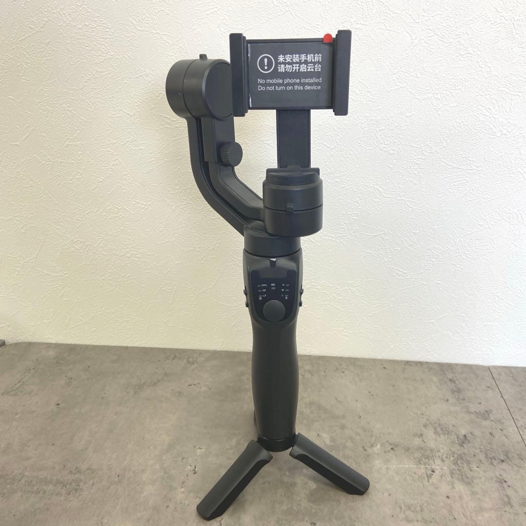 ＊ スマホ　スタビライザー　三脚内蔵　ブラック