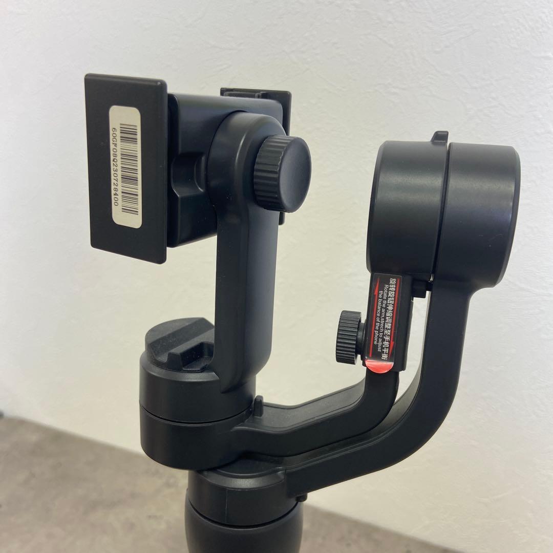 ＊ スマホ　スタビライザー　三脚内蔵　ブラック