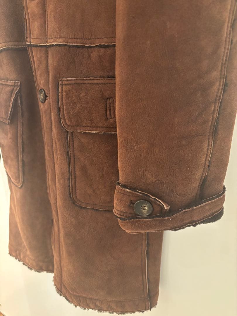 D&G スエードブラウンジャケット Lサイズ（48）