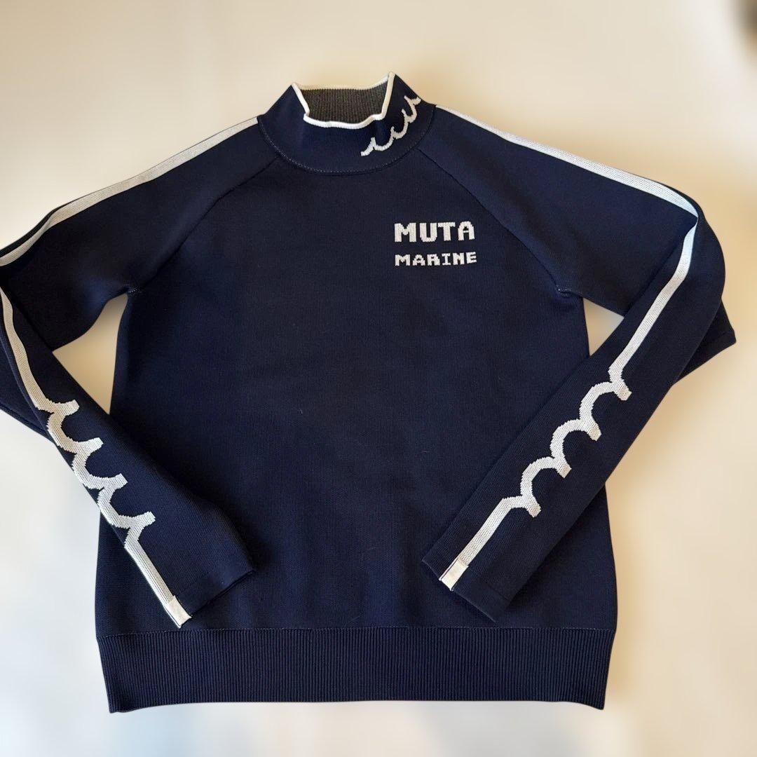 MUTA MARINE ネイビー レディースセーター