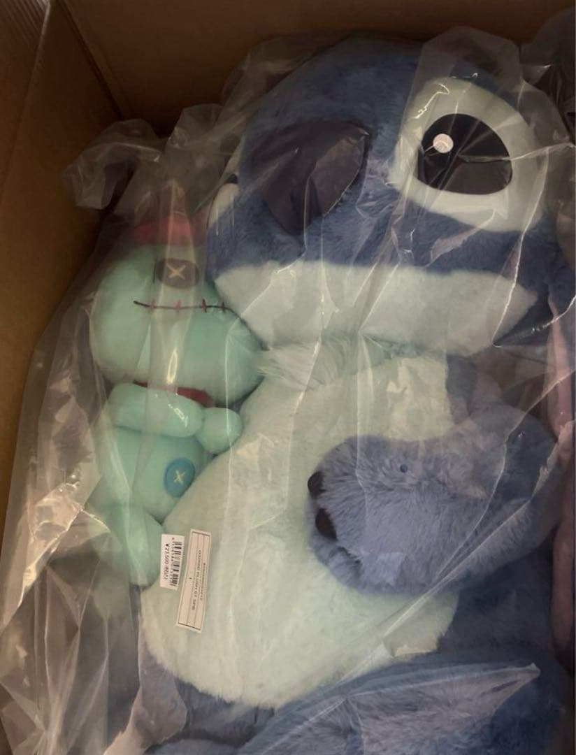 スティッチ＆スクランプ 82cm ぬいぐるみ スーパービッグ ディズニーストア