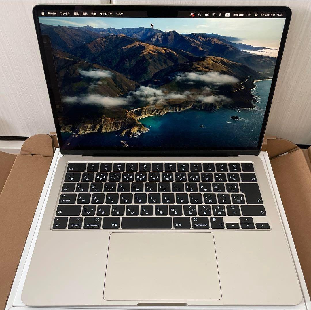 M2 MacBook Air 16GB 1TB 保護ケース付き