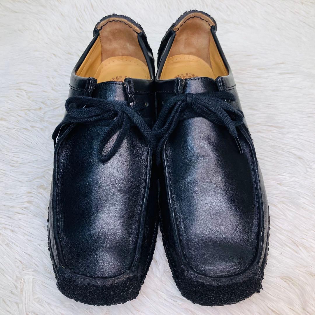 【極美品】Clarks 8.5クラークス ナタリー ブラック レザー 26.5