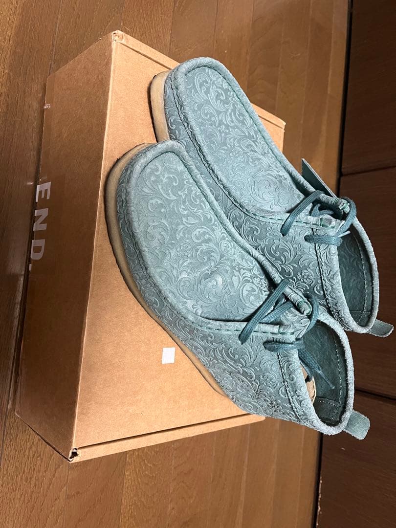 【希少】clarks wallabee END.oxford flowers