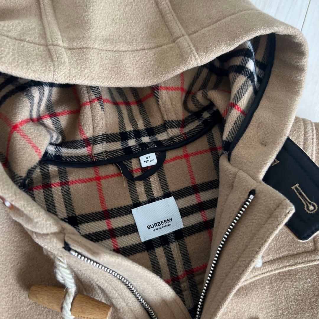 ☺︎tieさま専用☺︎ BURBERRY フード付きダッフルコート 8Y 128㎝