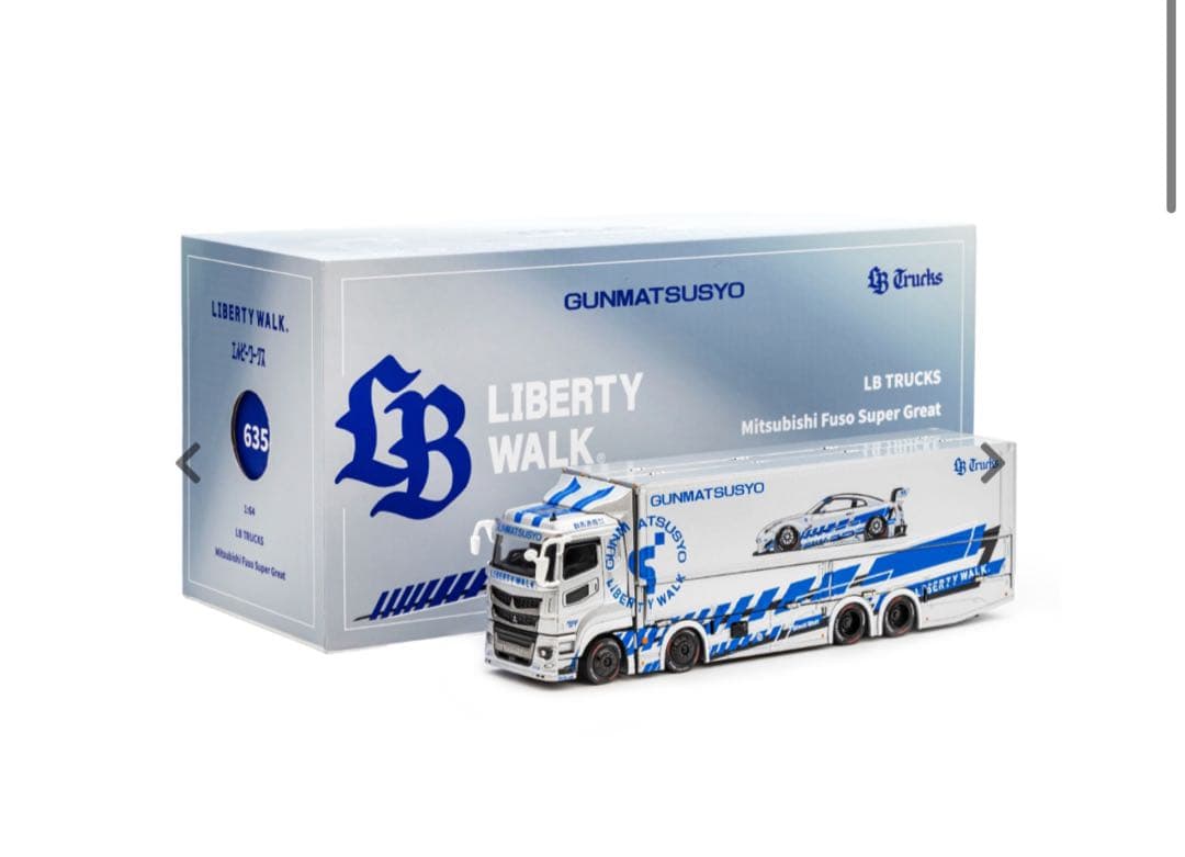 リバティウォーク トラック 三菱ふそう　LBWK パッケージ傷あり