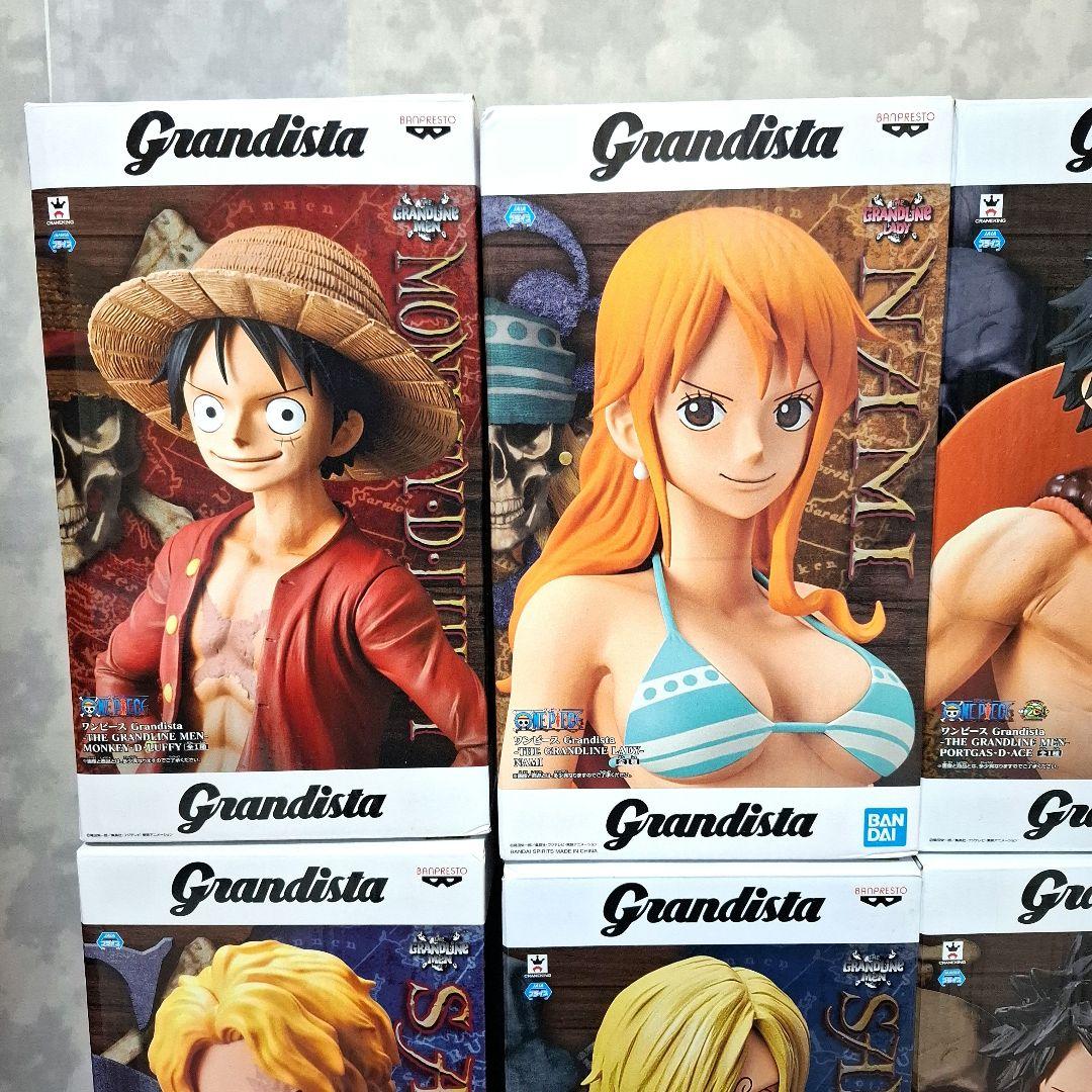 ワンピース グランディスタ フィギュア7点セット まとめ売り 未開封