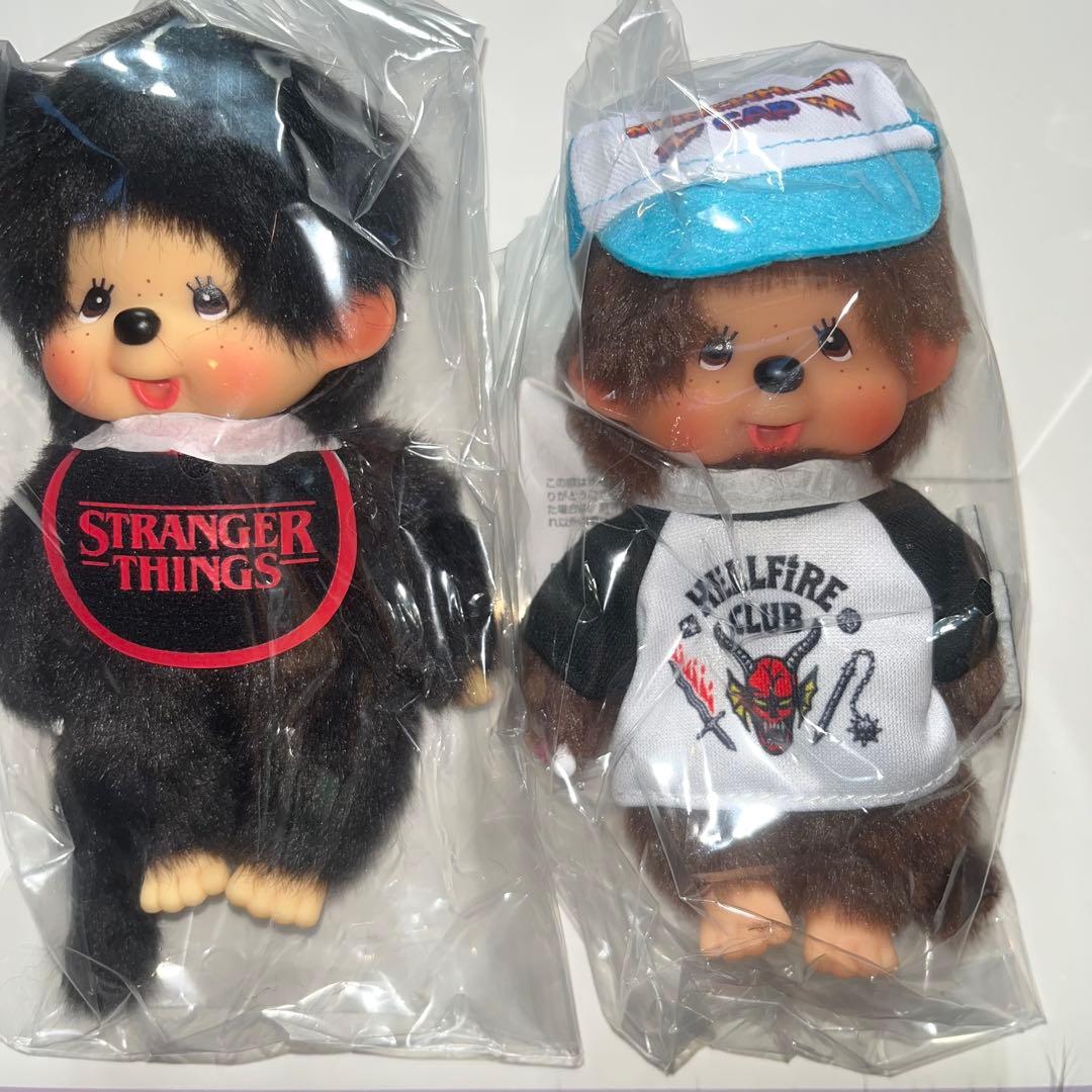 新品未使用 モンチッチ キーチェーン ストレンジャーシングス コラボ