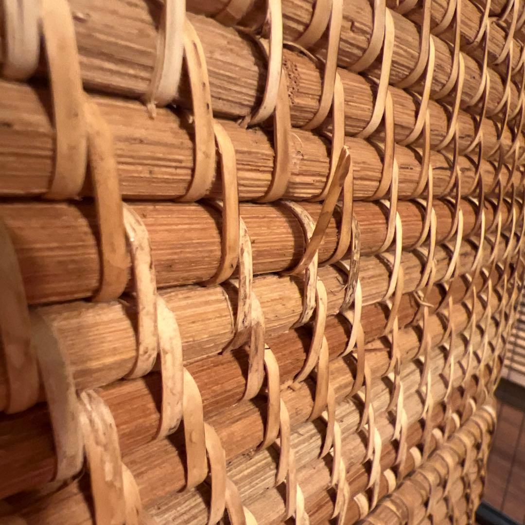 無印良品　重なるラタン角型バスケット・中 4個セット