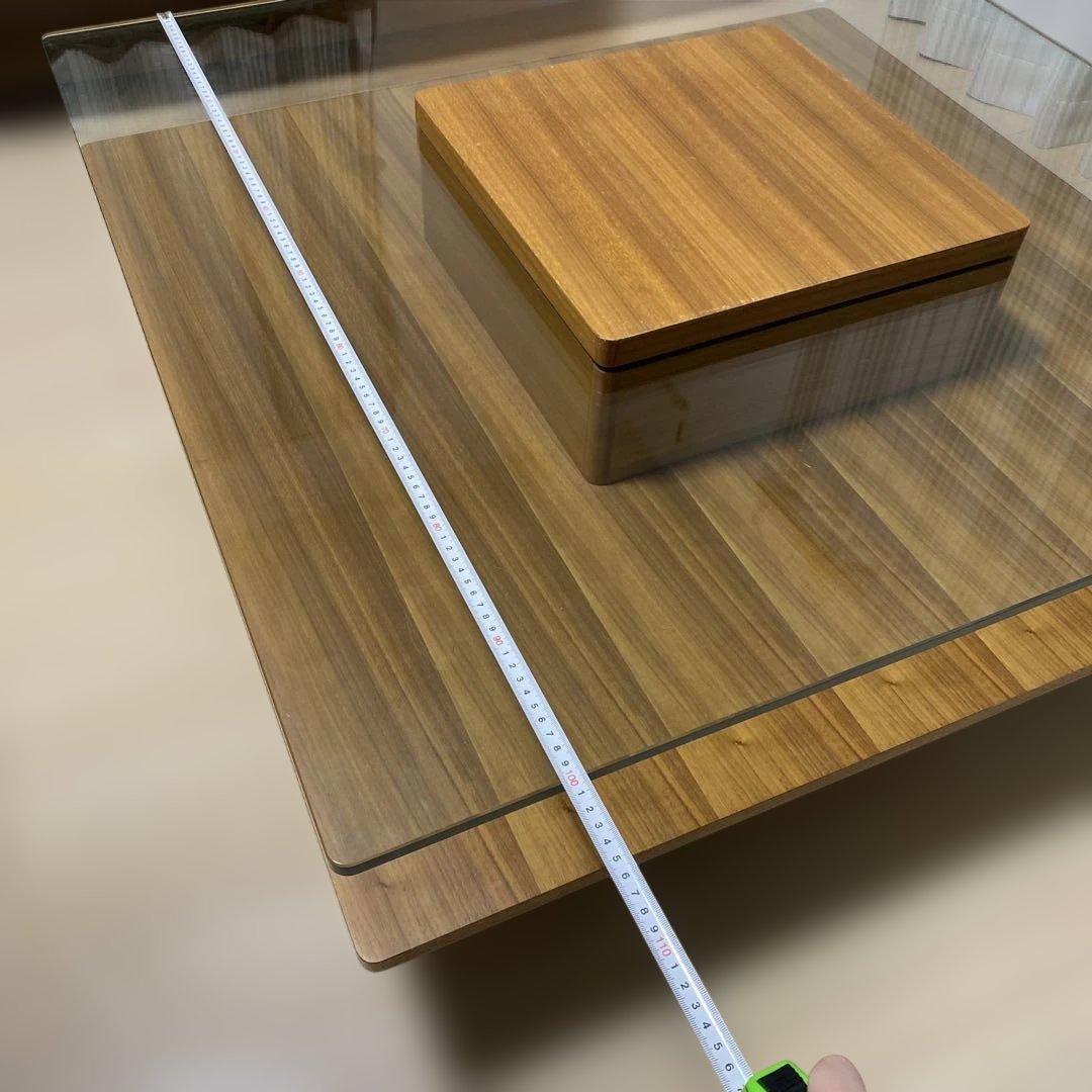 【1/5まで出品】ローテーブル センターテーブル ガラステーブル正方形