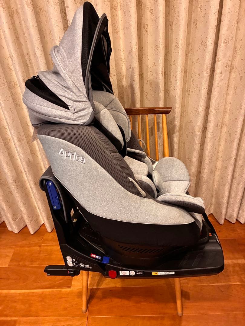 【付属品完備】Aprica クルリラAC ISOFIX シートベルト両対応