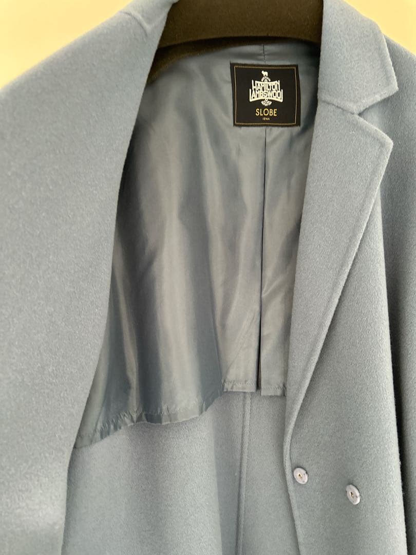 SLOBE IENA HAMILTONダブルフェイスロングチェスターコート