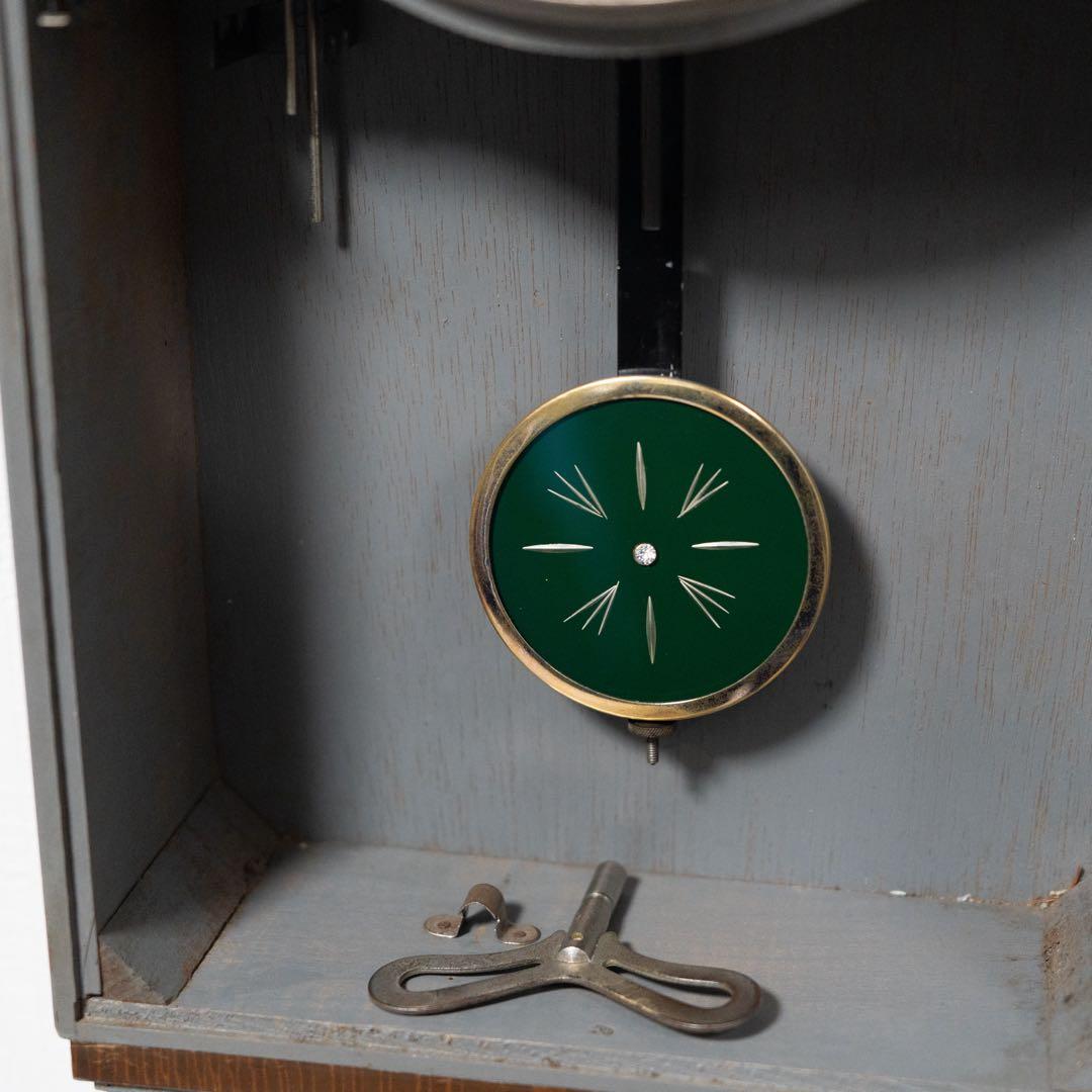 英計舎　柱時計　ボンボン時計　昭和　レトロ　オーバーホール済　動作品