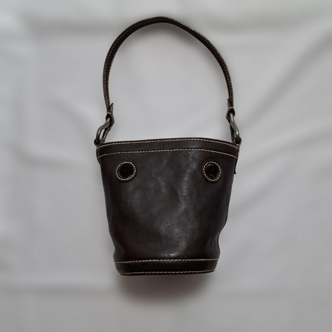 45R ハンドメイドのレザーバケツBAG ピッコロ　ショルダー　ショルダーバッグ