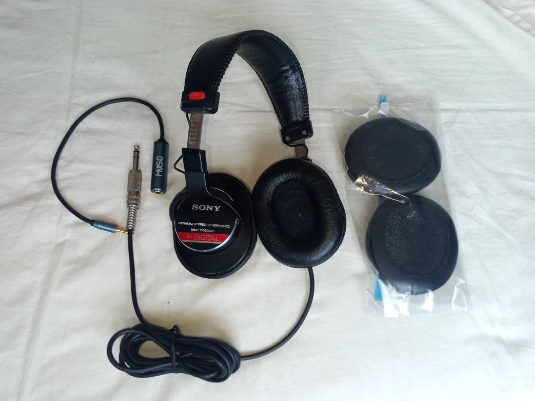 美品、ソニー、SONY MDR-CD900ST モニター用ヘッドホン