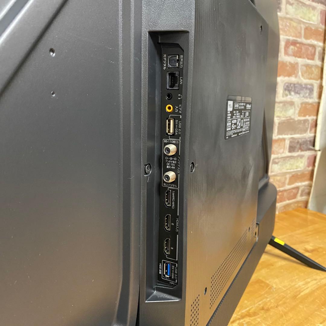 TCL 50V型 4K 液晶テレビ スマートテレビ 50P615 動画配信アプリ