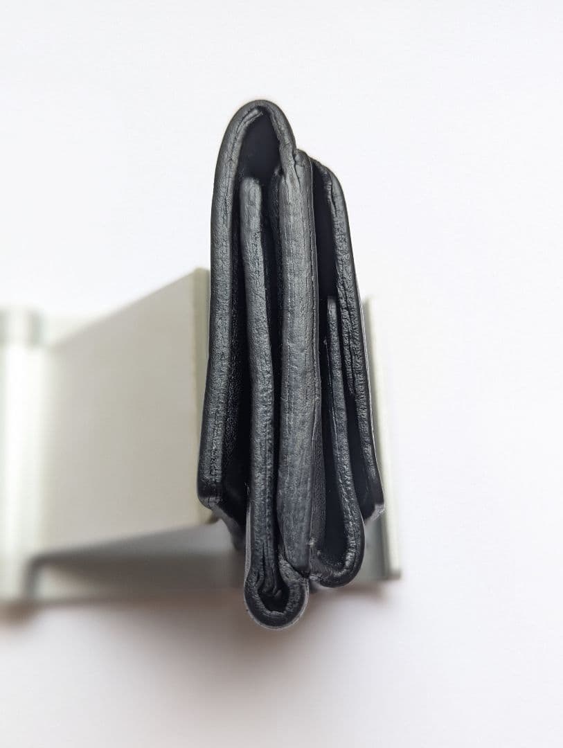 おんと0721さま専用 イルビゾンテ トリフォルドウォレット ブラック 男女兼用