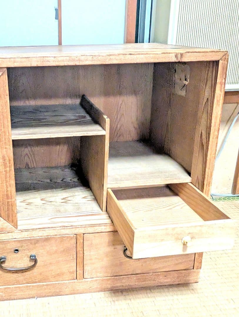 【直接引き渡可】昭和レトロ 桐 アンティーク家具 古道具