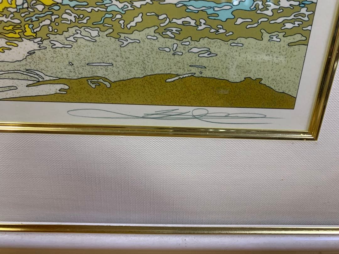 鈴木英人　リトグラフ　直筆サイン入り