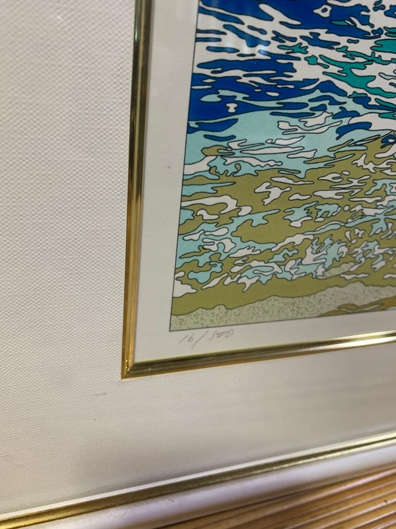 鈴木英人　リトグラフ　直筆サイン入り