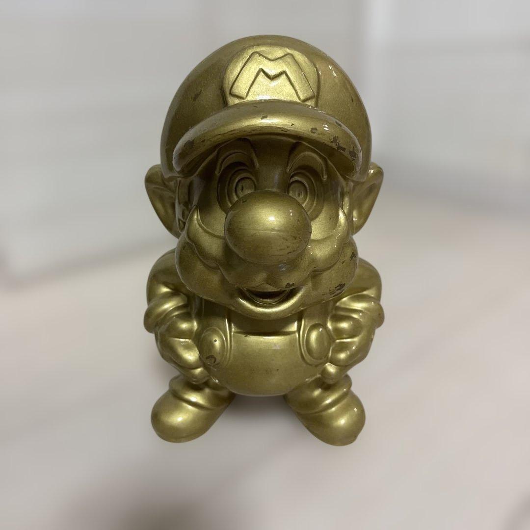 非売品　任天堂 店頭ディスプレイ ゴールド マリオ 像
