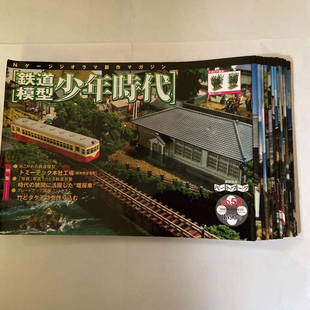 鉄道模型　少年時代　No.50〜55.57〜64.73.74 ジオラマ
