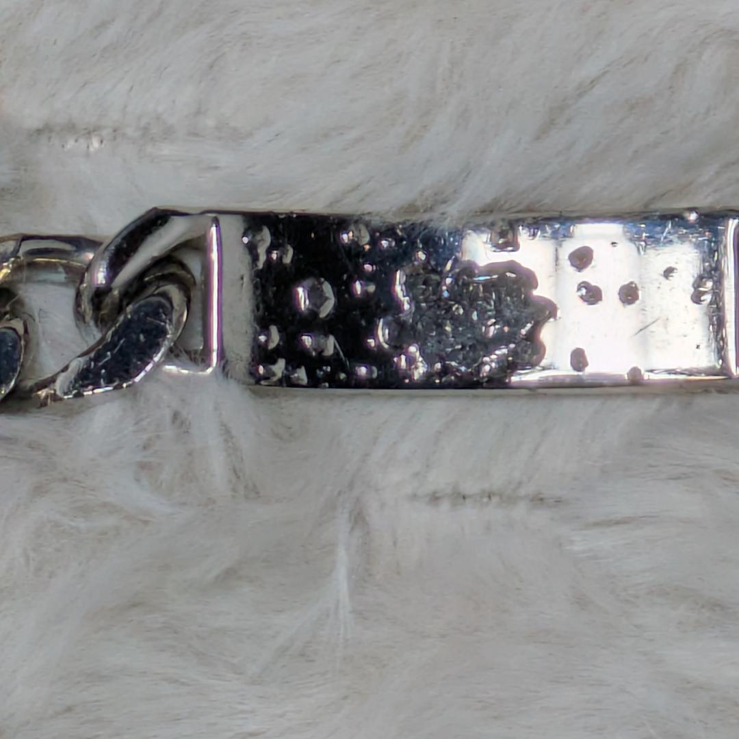 ルイヴィトン M62486　モノグラム チェーンブレスレット シルバー系