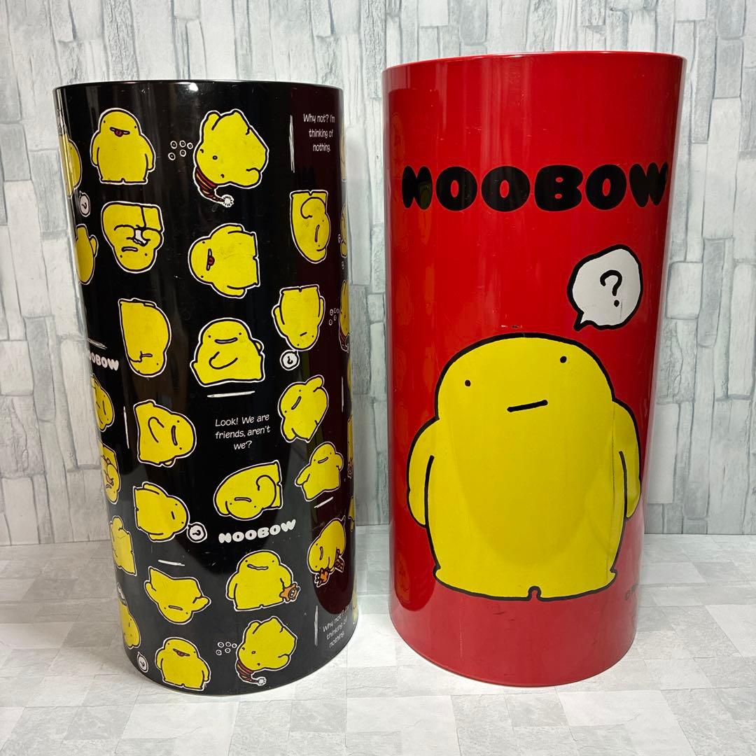 森永 ぬ〜ぼ〜 非売品 ブリキ ゴミ箱 ダストボックス 2種 コンプリート希少