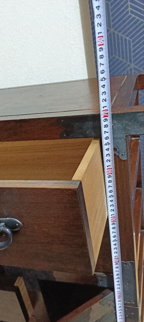 民芸　和箪笥 4引き出し扉付き