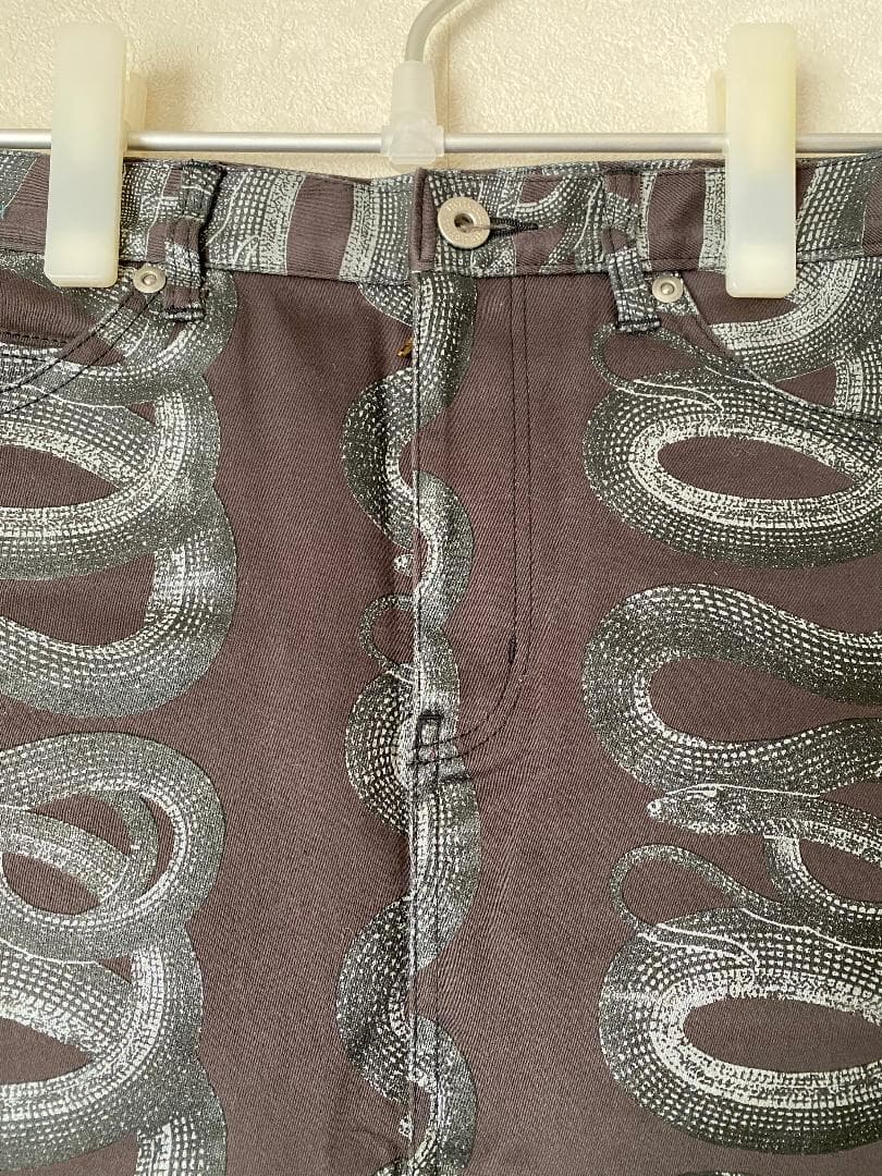 ヒステリックグラマー HYSTERICS ヒステリックス スネーク蛇柄スカート