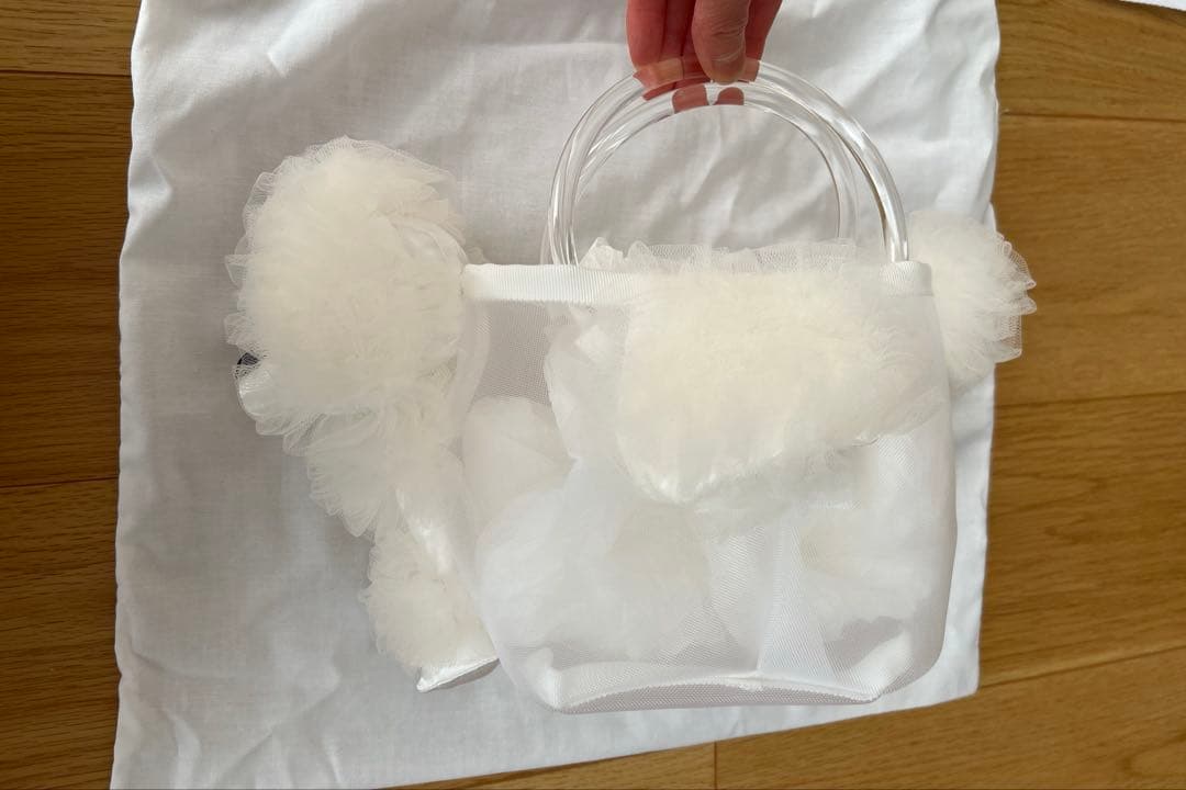 新品未使用　LUDLOW ラドロー　プードル　バッグ　白