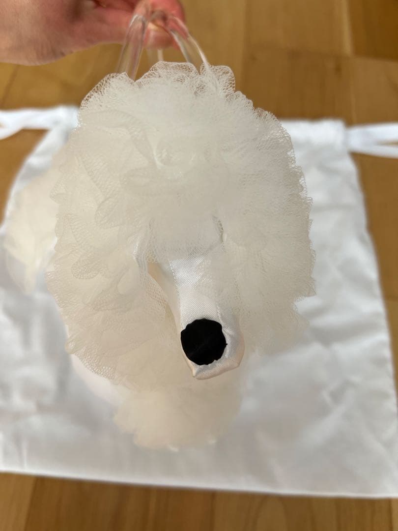 新品未使用　LUDLOW ラドロー　プードル　バッグ　白