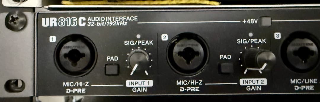 Steinberg　UR816C 現行品オーディオインターフェース　本体電源のみ