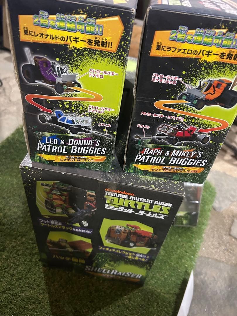 ミュータントタートルズ４個セットフィギュア