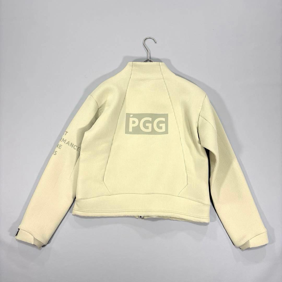 未使用❗️PGG モックネック　ブルゾン　ダブルジップ　ベージュ系　1/M