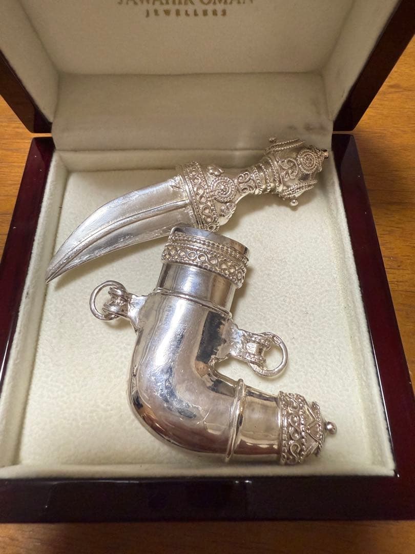 ハンジャール 短剣 SLV925 オマーンお土産