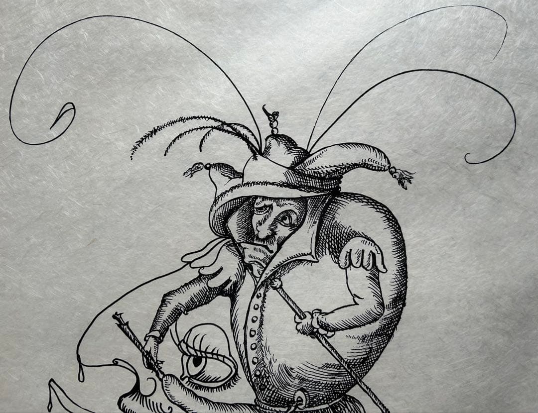 サルバドール・ダリ『パンタグリュエルのおかしな夢』1973年作品　ダリ直筆サイン