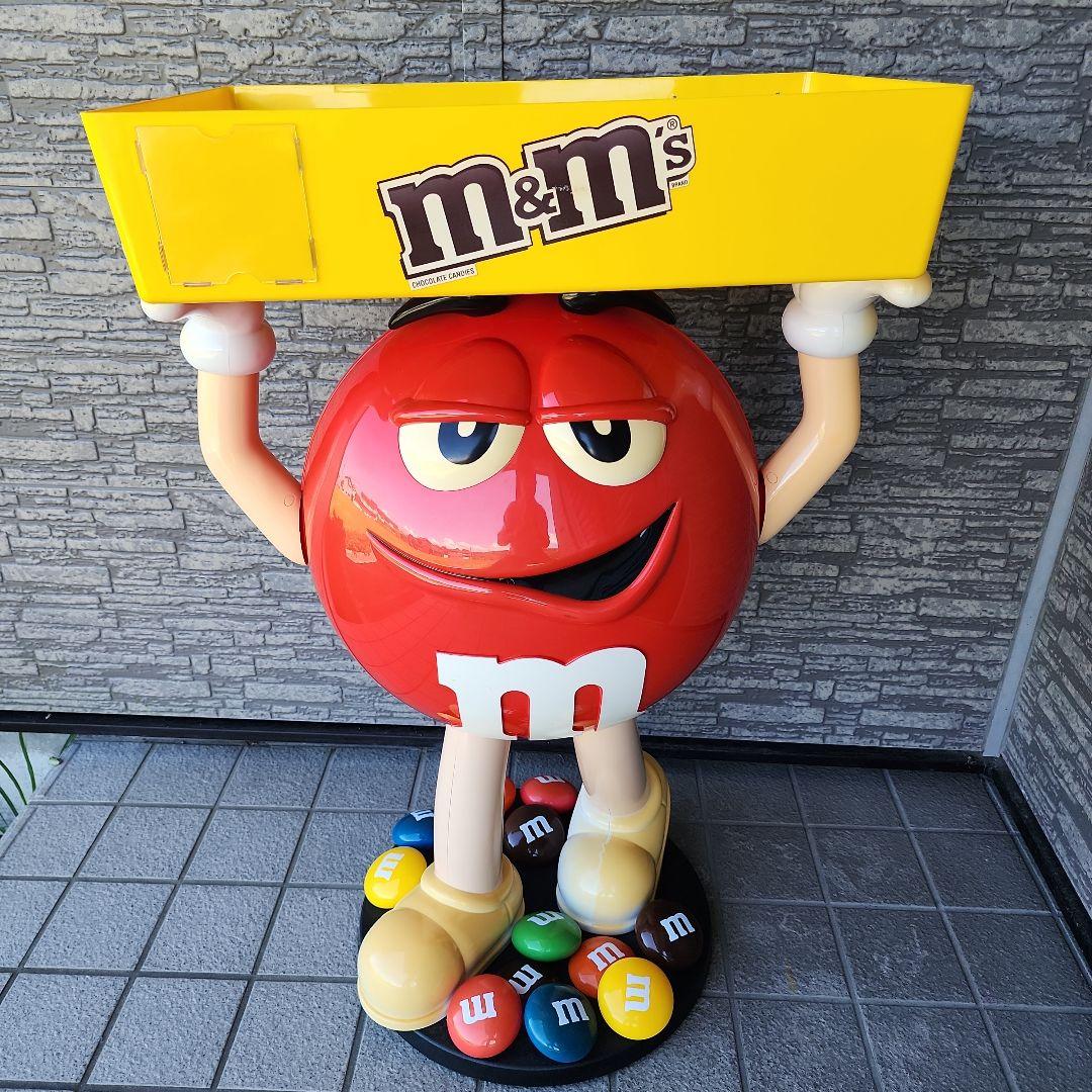m&m's エムアンドエムズ　非売品！特大ディスプレイ　(トレイ付)