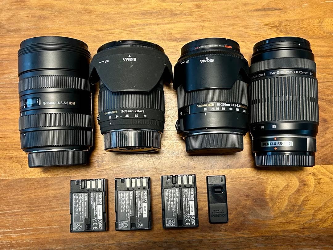 PENTAX K-3 デジタル一眼レフカメラセット バラ売り不可、査定済み。