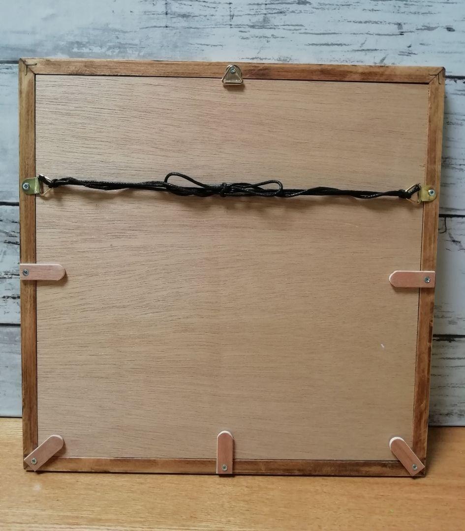 額縁ご確認ページ　アンティークwax（山吹色）よりそい猫　にゃんこアタック