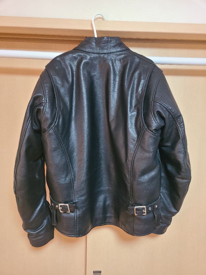 レザー シングルライダースジャケット ブラック