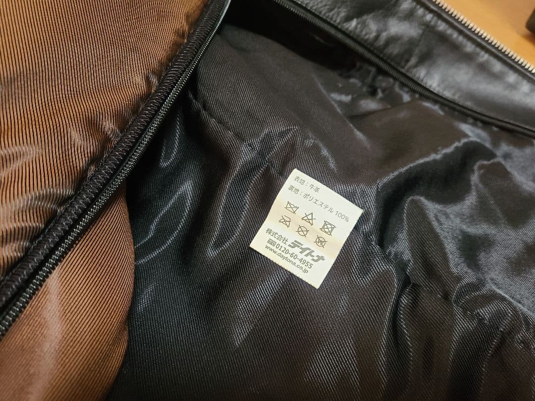 レザー シングルライダースジャケット ブラック