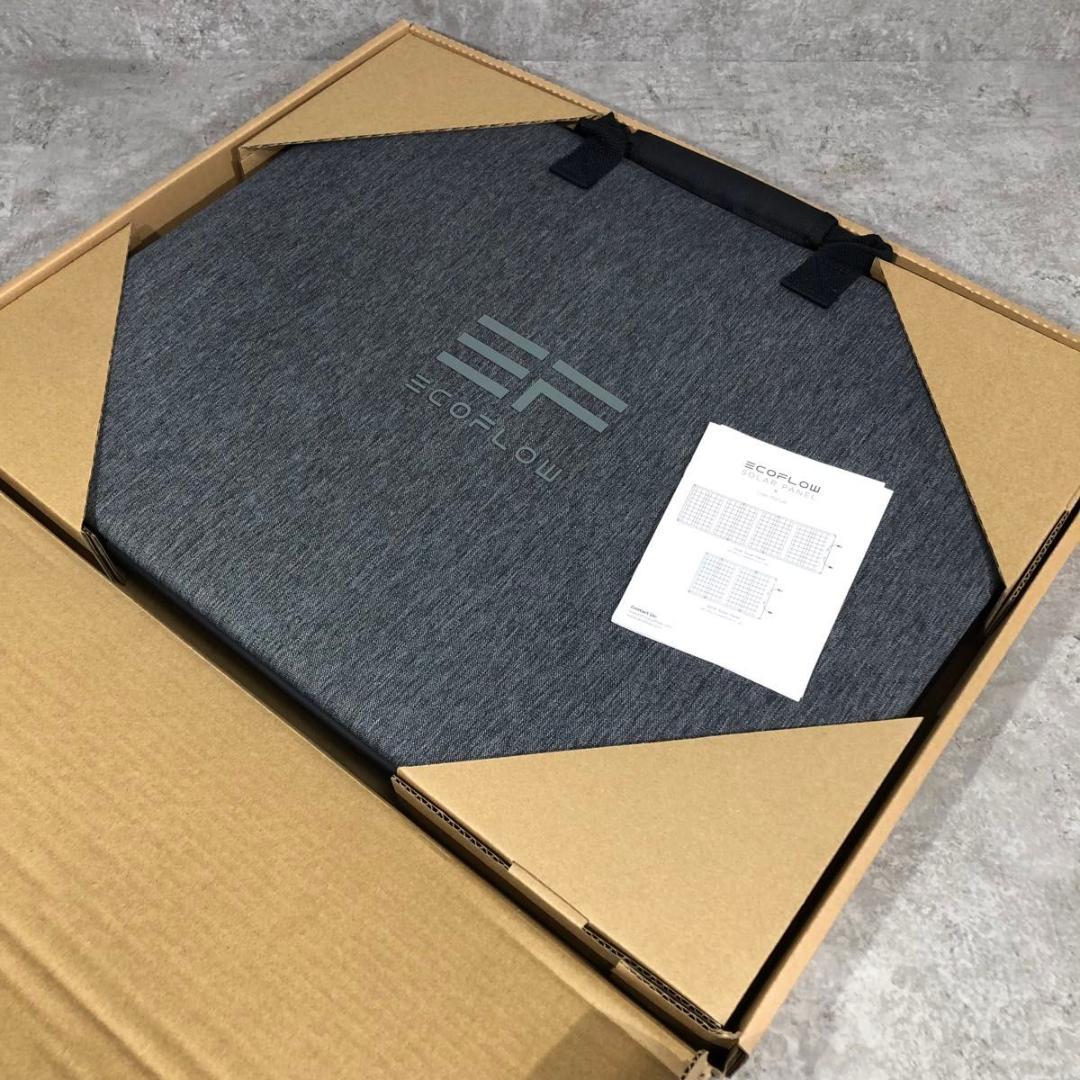 未使用 ECOFLOW エコフロー ソーラーチャージャー　110W 折りたたみ