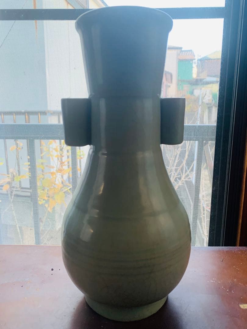 中国明〜清時代の青磁花瓶