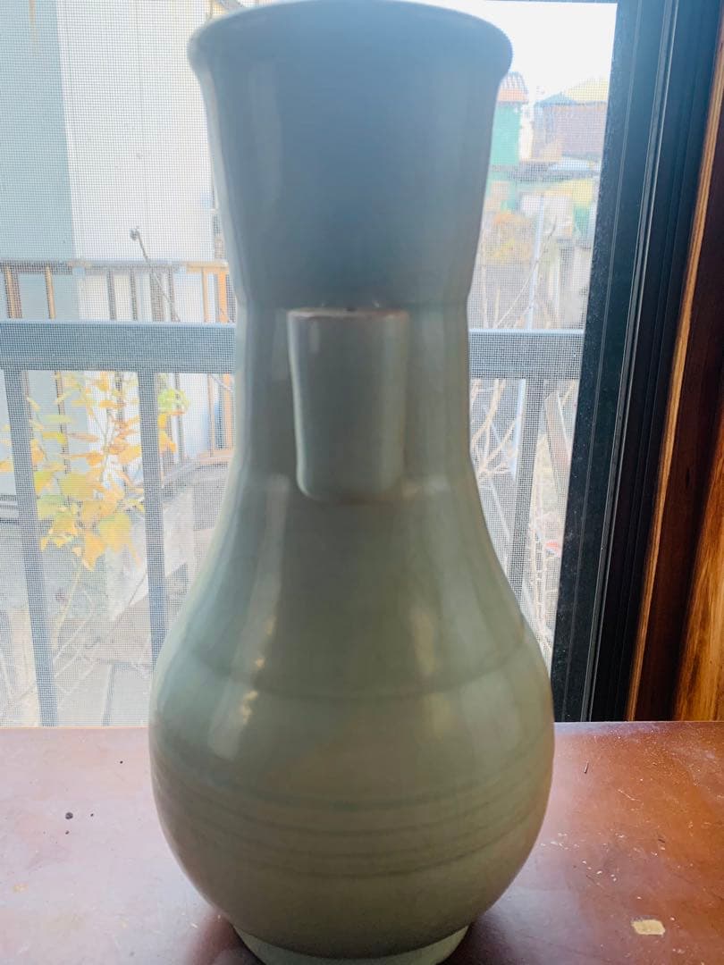 中国明〜清時代の青磁花瓶