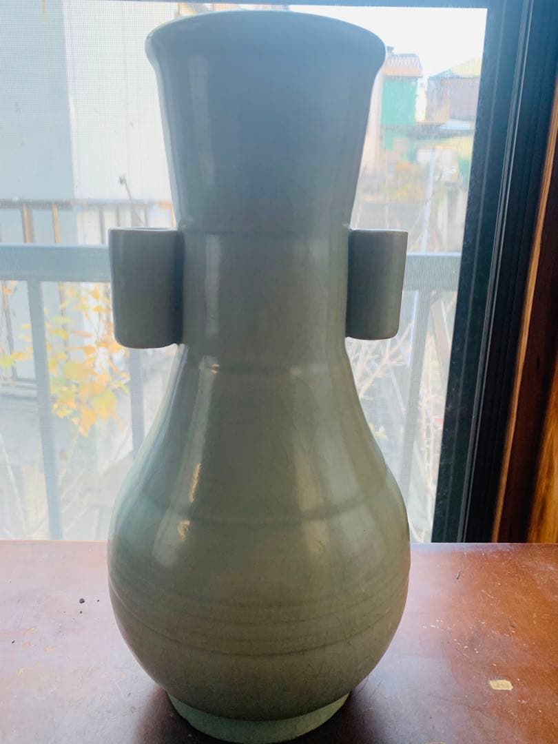 中国明〜清時代の青磁花瓶