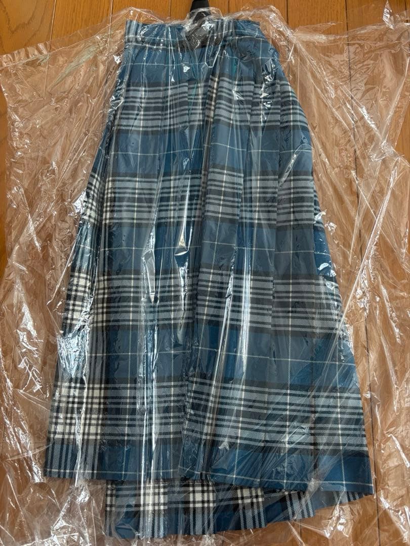 神村学園 スカート 水色