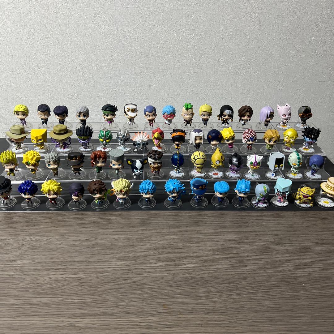 ぺて。　ジョジョの奇妙な冒険 フィギュア 7体セット、 ジョジョコレ