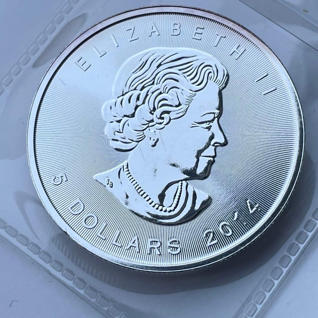  SILVER MAPLE LEAF 1oz 銀貨2014
