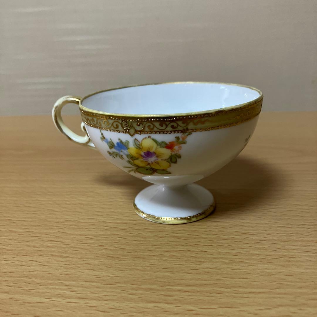 2. オールドノリタケ、マルキ印、金彩カップ＆ソーサー